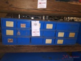 18 DRAWER STORAGE CABINET AND CONTENTS