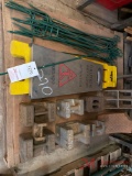 WEIGHTS, WHEEL CAULKS, CAUTION SIGNS, SIGN STANDS