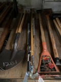 (2) NEW ROOFING MUTT TOOLS, (2) NEW SQUEEGEES, (2) NEW SPADE SHOVELS