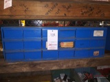 18 DRAWER STORAGE CABINET AND CONTENTS