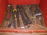 BIN OF CHISELS AND PUNCHES
