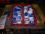 BIN OF MAGNET AND MIRROR TOOLS, (2) BINS OF TEFLON TAPE, BIN OF CHANNEL LOCK PLIERS