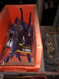 BIN OF IRONWORKER PLIERS, (4) GROMMET KITS