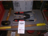 RUBBER HAMMER AND VARIOUS TOOLS