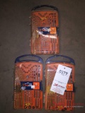 (3) BOB VILA 55 PC DRILL BIT SETS