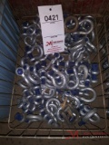 BIN OF VARIOUS SHACKLES