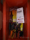 BIN OF WELDING PLIERS