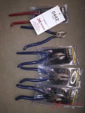 BIN OF VARIOUS PLIERS