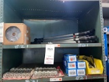 NEW HITCH PINS, PAINT STICKS, (4) NEW T& E TOOLS SAE SOCKET SETS, PICK UP TOOLS, TIE WIRE REELS