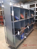 18 BAY ROLLING METAL SHELF