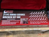 NEW GRIP 21 PC JUMBO SERVICE WRENCH SET SAE