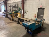 OWATONNA TOOL CO. MODELY-7500 TRACK PRESS MACHINE, SN 1136, 160 TON CAPACITY, 22? CONVEYOR, ALL TOOL