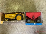 TOY TRACTOR AND WAGON