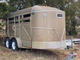 2008 PONDEROSA STOCK TRAILER