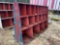 18 BAY METAL SHELF