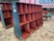 18 BAY METAL SHELF