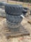 (4) SKID STEER TIRES