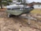 TRITON SUMMIT ALUMINUM BOAT, VIN: TJZ108J4D404, BATTERIES, SEATS, (2) TROLLING MOTORS