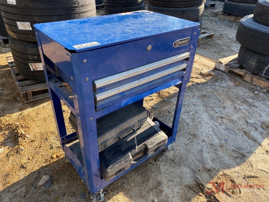 KOBOLT ROLLING TOOL BOX WITH TOOLS