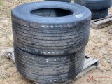 2 MICHELIN 445/50 22.5 TIRES