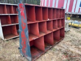 18 BAY METAL SHELF