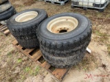 (4) 33/12.50R16.5 TIRES AND WHEELS