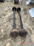 (2) 8 LUG TRAILER AXLES