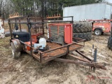 UTILITY TRAILER WITH GATE & TOOLS BOXES