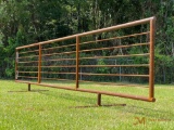 (1) NEW 24' FREE STANDING 8 BAR PANEL