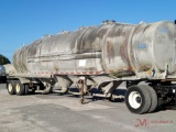 1981 BUTLER 42' T/A ALUMINUM PNEUMATIC BULK TANK TRAILER