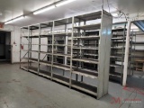 (6) SECTIONS OF SHELVING