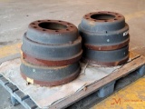 (4) AIR BRAKE DRUMS