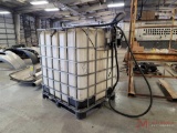 300 GALLON POLY TANK WITH ELECTRIC PUMP