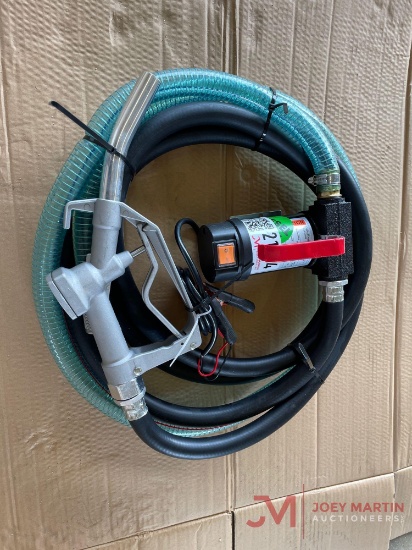 NEW ELECTRIC 12V DIESEL PUMP WITH HOSE AND NOZZLE