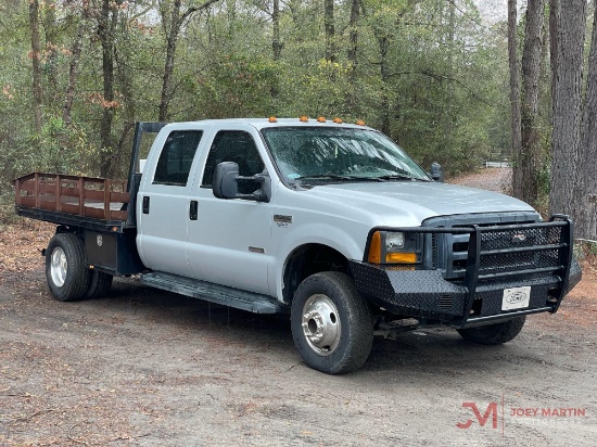 2006 FORD F350 XL SUPER DUTY FLATBED TRUCK