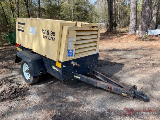2002 ATLAS COPCO XAS 96 TOWABLE AIR COMPRESSOR
