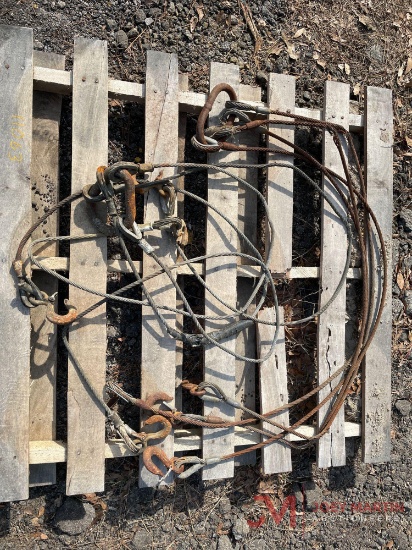 (2) CABLE SLINGS