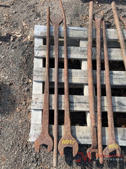 (3) LONG HANDLE WRENCHES