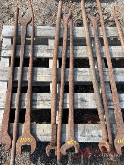 (3) LONG HANDLE WRENCHES