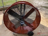 NEW MAXX AIR 42IN INDUSTRIAL 2 SPEED BELT DRIVE PORTABLE SHOP FAN