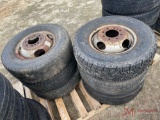 (6) 245/75 R16 TIRES AND WHEELS