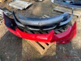 VARIOUS PLASTIC CAR BUMPERS