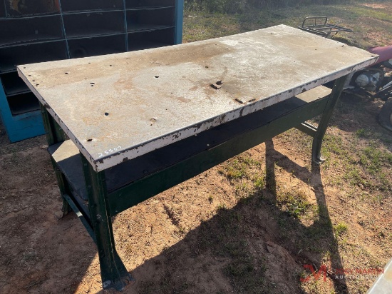 METAL SHOP TABLE