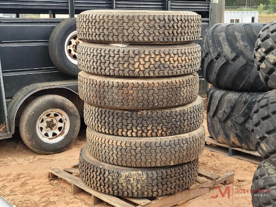 (6) MICHELIN RADIAL 10.00R20 TIRES