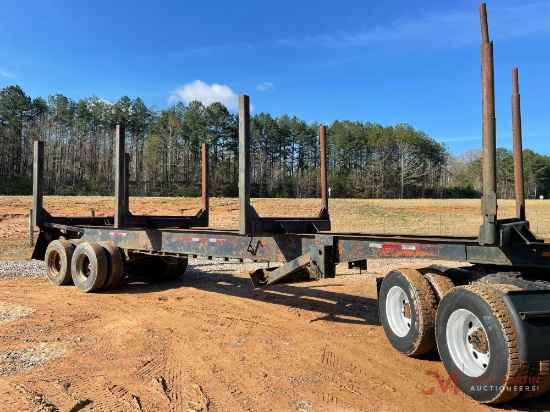 1974 36FT 4 BOLSTER LOG TRAILER