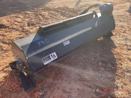 HYDRAULIC TILLER SKID STEER ATTACHMENT