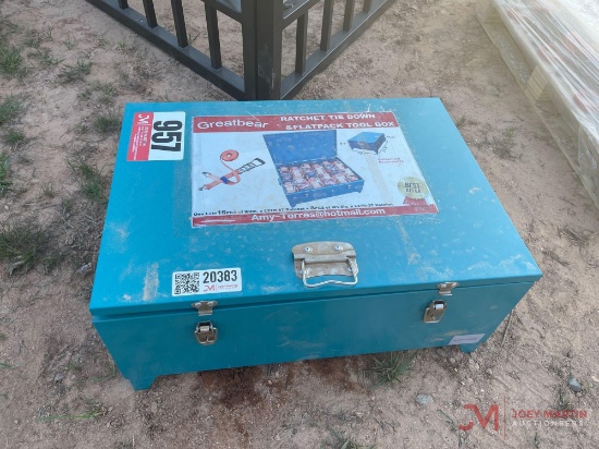 GREATBEAR RATCHET STRAP...TIE DOWN...AND FLATPACK TOOL BOX