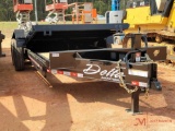 NEW 2021 DELTA BUMPER PULL HYD. TILT EQUIPMENT TRAILER