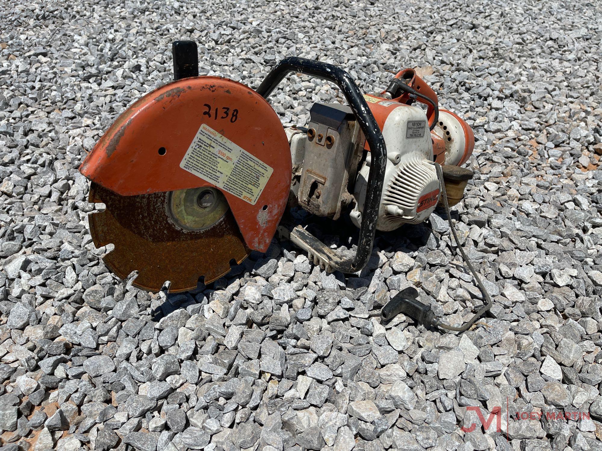 STIHL TS350 SUPER CONCRETE SAW Proxibid