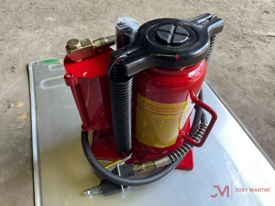 NEW 20 TON AIR/HYDRAULIC BOTTLE JACK